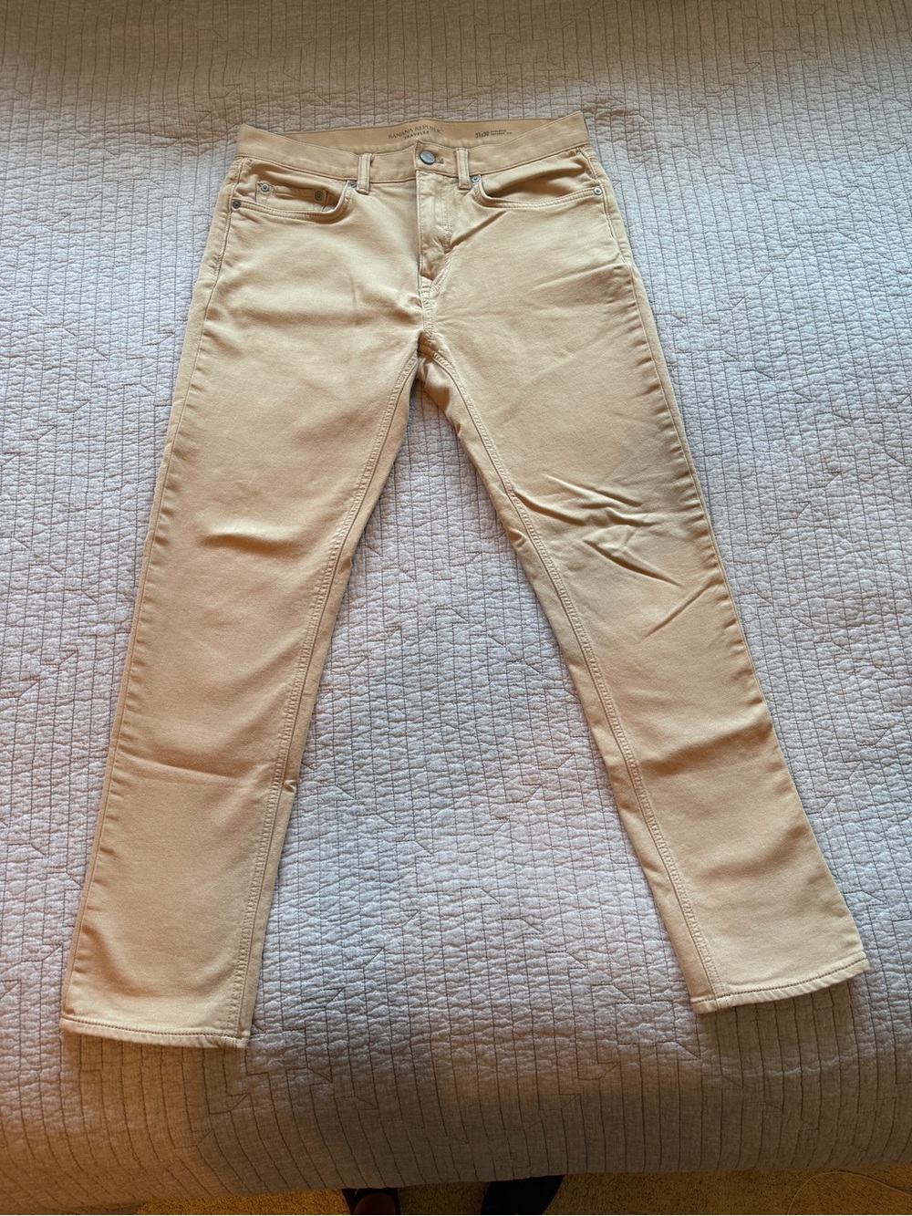 Banana Republic Traveler Athletic Tapered Fit Pant | Khaki 31x30 Stretch